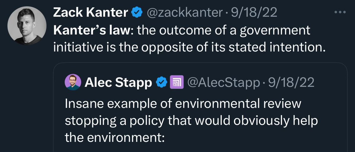 Kanter’s law