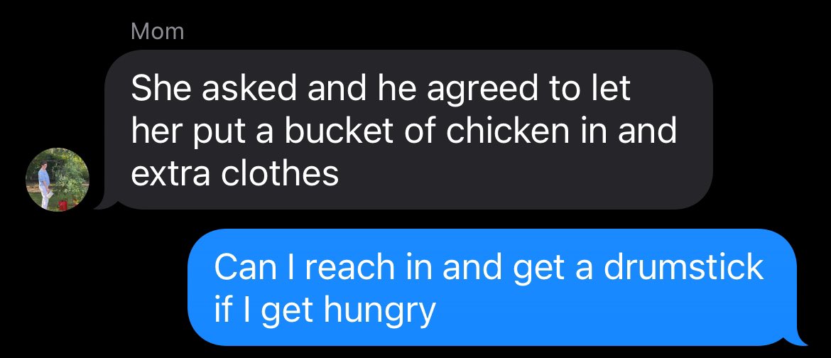 Grandma passed away and full bucket of KFC chicken is going in the casket