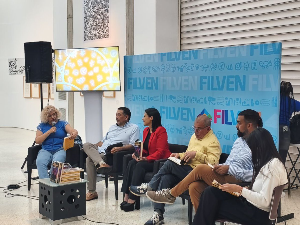 Hoy presentamos el libro ¿Y si las sanciones matan? de <a href="/indhriana/">Indhriana</a> junto a <a href="/planwac/">William Castillo Bollé</a>, <a href="/MarialciraMatuT/">Marialcira Matute</a>, <a href="/rerchacin/">R. Rodriguez Chacin</a>, <a href="/VadellValentina/">Valentina Vadell</a> y <a href="/raulcazal/">Raúl Cazal</a>.

Gran cierre de la Filven 2025🇻🇪👏