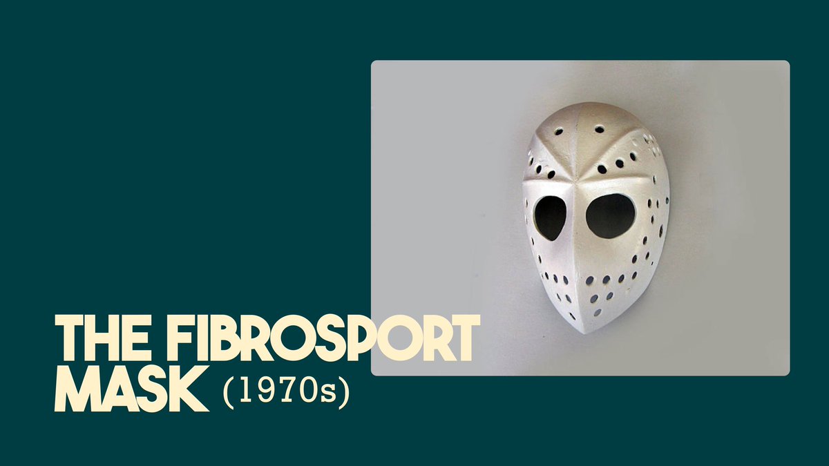 Tonight we tell the bumpy story of the goalie mask. 

Nobody wanted it. 
Except one goalie. 

And he transformed the game. 

“We Regret To Inform You” 

7pm tonite
CBC Radio