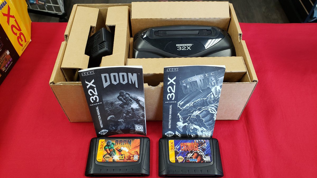 BigRedsRetroGmz's tweet image. We got another! And yes, you can play Doom on it.
#Sega #Genesis #MegaDrive #32X #Sega32X #Doom #PhysicalMedia #RETROGAMING #retrogames