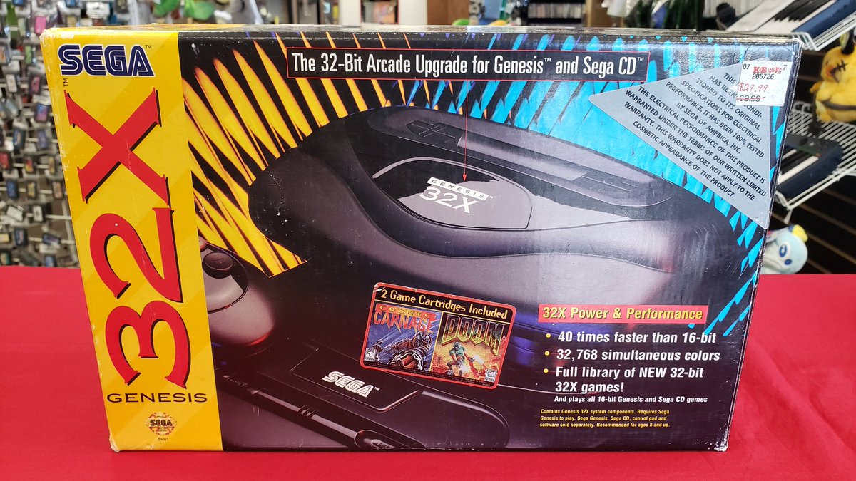 BigRedsRetroGmz's tweet image. We got another! And yes, you can play Doom on it.
#Sega #Genesis #MegaDrive #32X #Sega32X #Doom #PhysicalMedia #RETROGAMING #retrogames