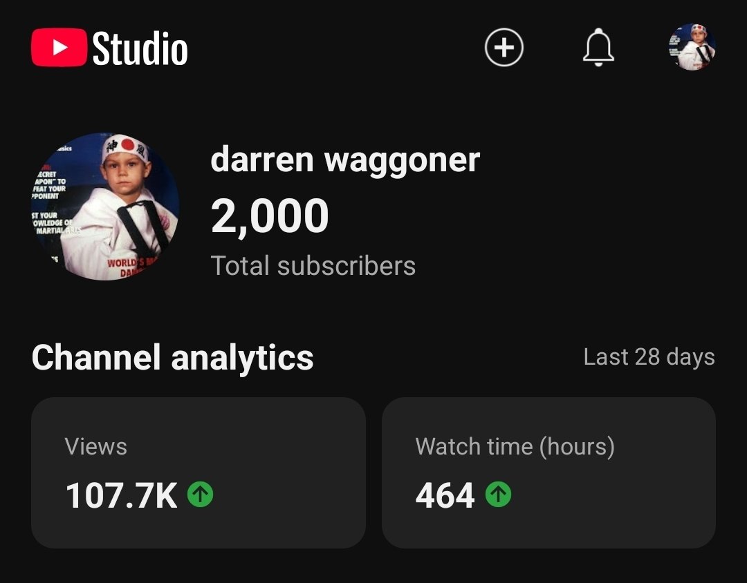 darrenwaggonerx's tweet photo. And we did it! Thanks everyone ☺️ 

Cracked the 2000 subscribers 👏 🙌 
Appreciate all y'all for the support! Been a great day 😀 https://t.co/jH8C5vxUYM