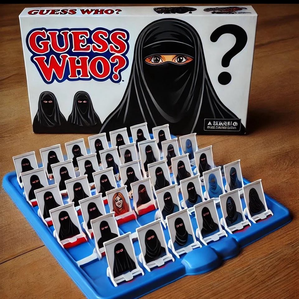 Guess Who: Afghanistan edition.  It’s a blast for the entire family, literally.

72 virgins sold separately.