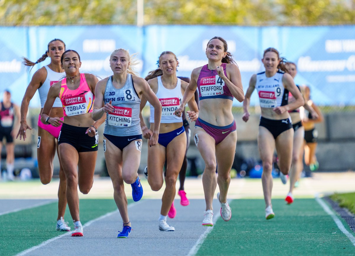 800m includes Olympic and Team Canada Teammates Lucia Stafford, Jazz Shukla, Aurora Rynda, Addy Townsend and more! thejeromeclassic.ca/schedule