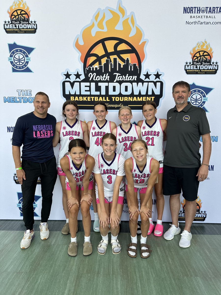 NELasersHoops's tweet image. 7th Grade Gold got 2nd place at the North Tartan tournament in MN. They went 3-2, lost in Championship and beat top seed from other pool with 15 point comeback and a last second shot to win it. Battled hard and a great end to the summer season!