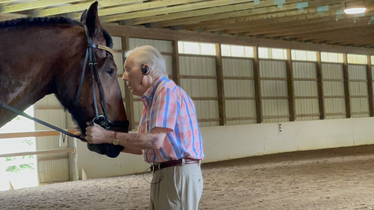 HeroKrapht's tweet image. Got to spend a few hours with the legend Jermey Beal today at a dressage clinic. So grateful for the invitation