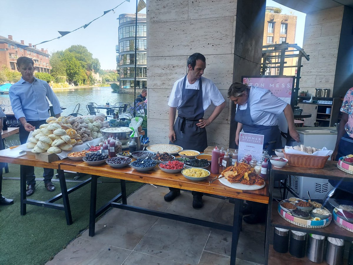IYFUK's tweet image. On Friday, Linda and Donna had the pleasure of attending the Rotunda Summer BBQ launch event. An amazing day hosted by John Nugent & his staff. Highlight for us was definitely the "build your own Eton Mess bar". Can't wait until 12 Sept when we host our own BBQ @rotundalondon