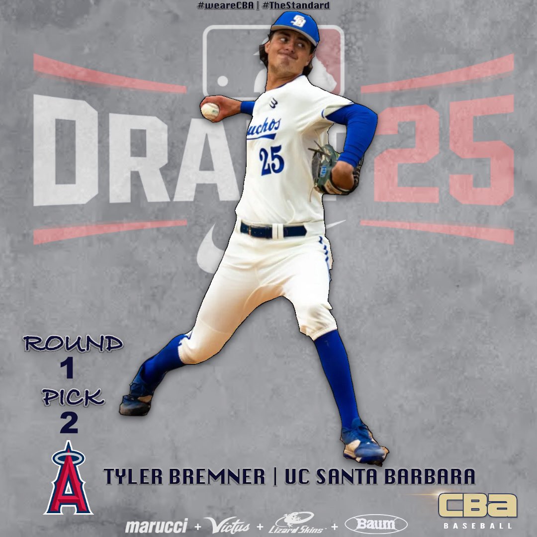 Congratulations Tyler Bremner | Selected in the 1st round of the 2025 MLB draft 

#weareCBA | #TheStandard