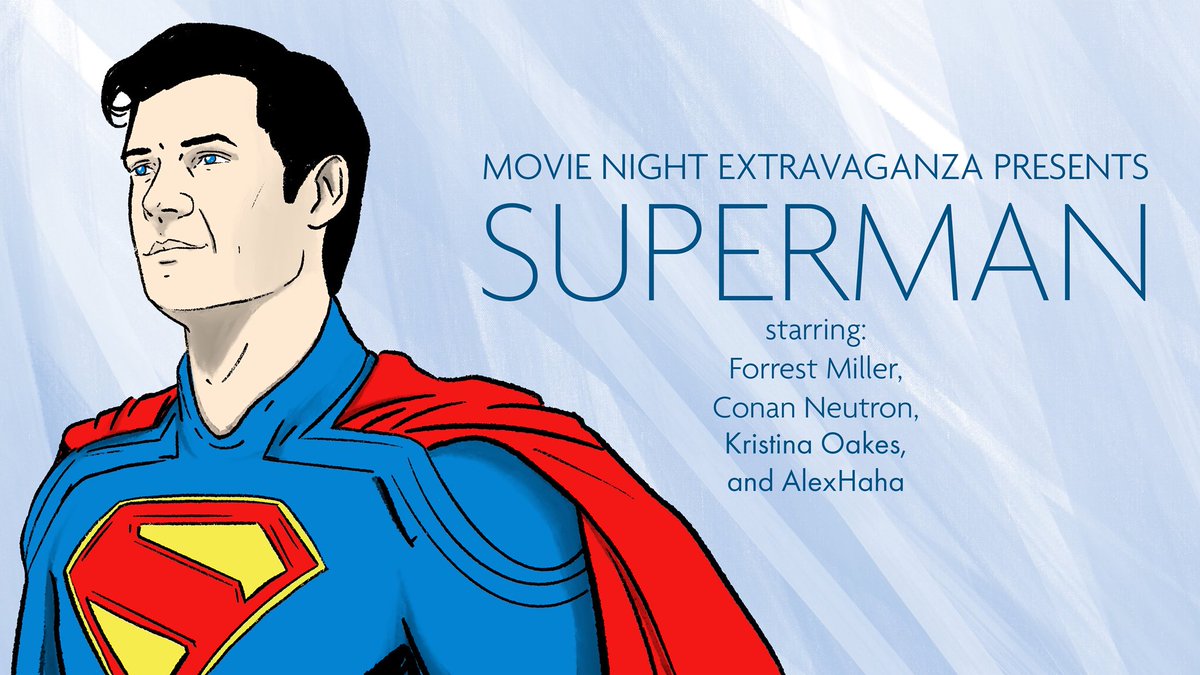 Movie Night Extravaganza ๐ฅ๐ฌ๐ฝ๏ธ๐๏ธ (@movienightextra) on Twitter photo On Tuesday (7/15) 8e/7c/6m/5p
We are going LIVE both on <a href="/MovieNightExtra/">Movie Night Extravaganza ๐ฅ๐ฌ๐ฝ๏ธ๐๏ธ</a> and <a href="/ThisSpaceTV/">This Space</a> for the first time to talk about James Gunnโs Superman with <a href="/DevilsAdvocateC/">Alex Haha ๐</a>!! <a href="/cosmepolitics/">kristina.</a> <a href="/conanneutron/">Conan Neutron</a> <a href="/AlwaysFlacko/">Forrest Miller ๐ฅ๐</a>
youtube.com/movienightextrโฆ On Tuesday (7/15) 8e/7c/6m/5p
We are going LIVE both on <a href="/MovieNightExtra/">Movie Night Extravaganza ๐ฅ๐ฌ๐ฝ๏ธ๐๏ธ</a> and <a href="/ThisSpaceTV/">This Space</a> for the first time to talk about James Gunnโs Superman with <a href="/DevilsAdvocateC/">Alex Haha ๐</a>!! <a href="/cosmepolitics/">kristina.</a> <a href="/conanneutron/">Conan Neutron</a> <a href="/AlwaysFlacko/">Forrest Miller ๐ฅ๐</a>
youtube.com/movienightextrโฆ