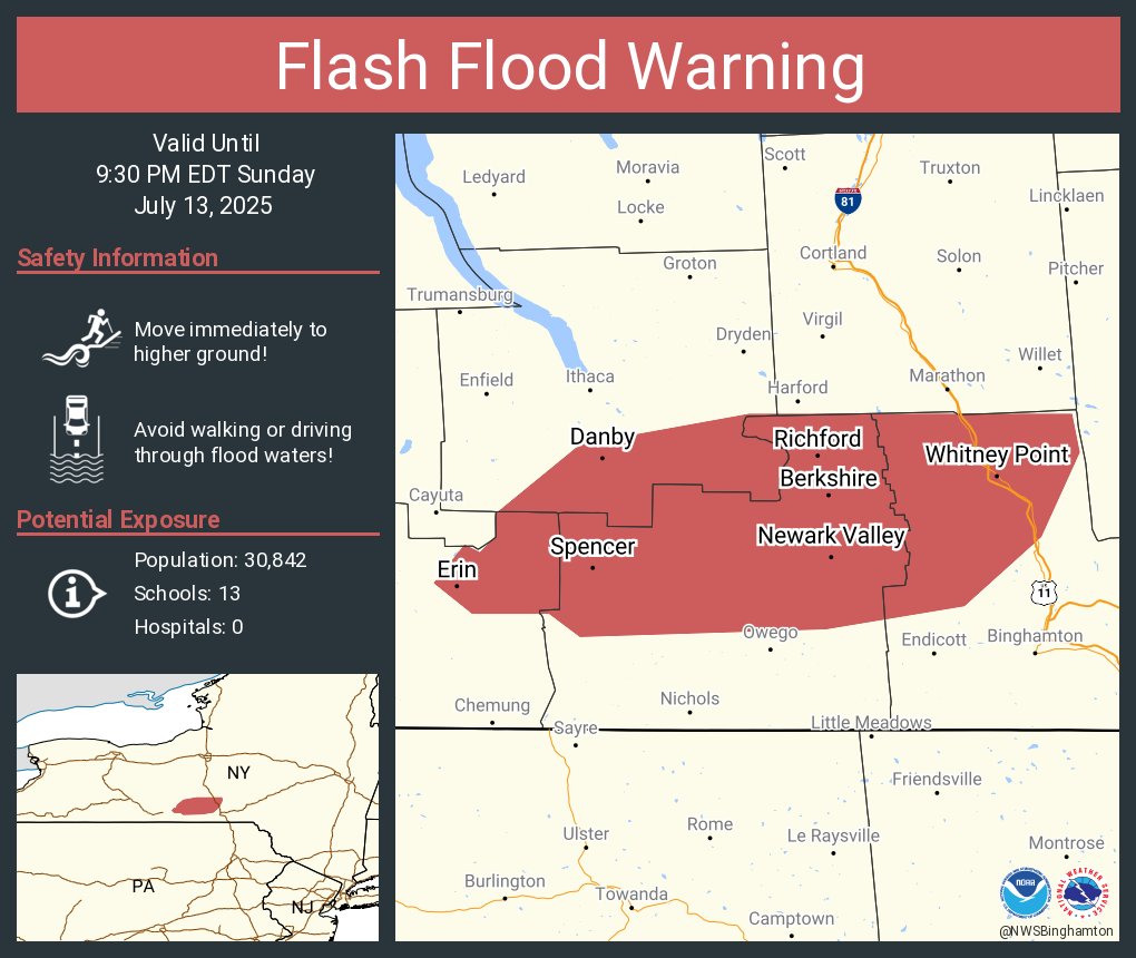 NWS Binghamton tweet media