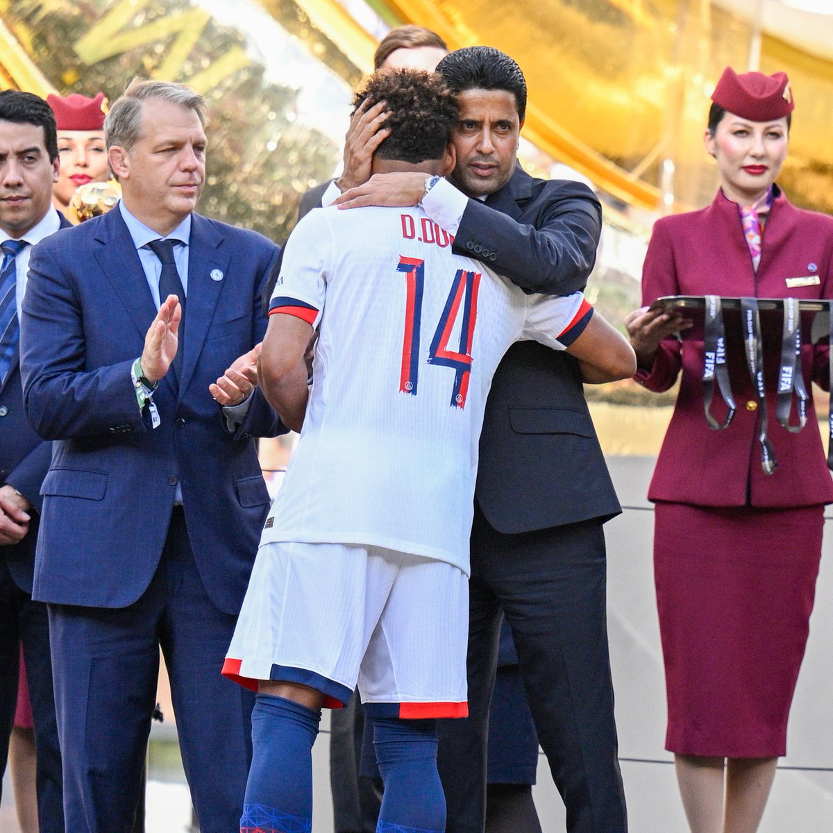PSG_inside's tweet photo. ⭐️ Meilleur jeune joueur de la Coupe du Monde des Clubs : Désiré Doué ⭐️

#FIFACWC https://t.co/FV4dV7S82h