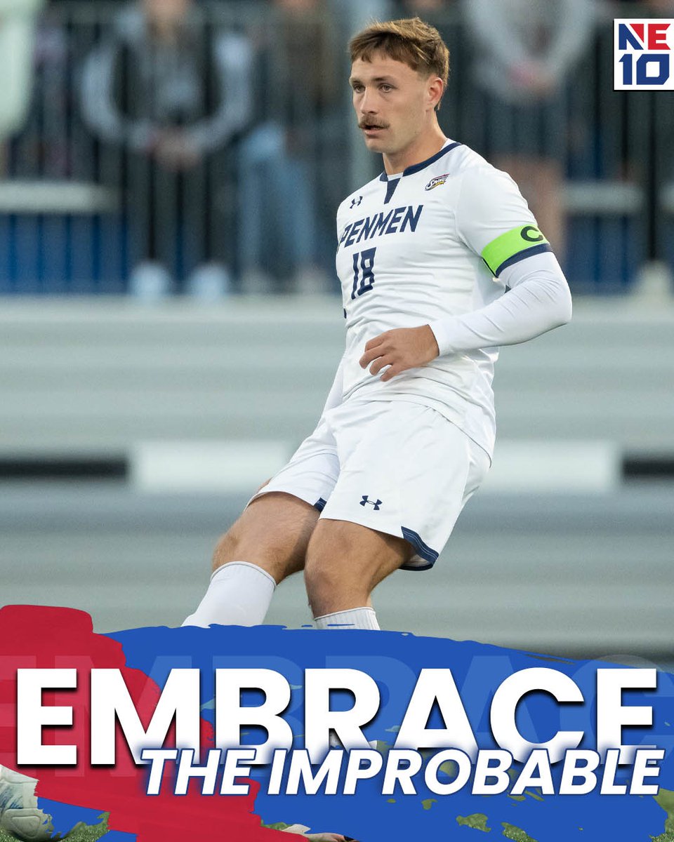 From not having a spot on the roster to being an NE10 Championship captain.  Embrace chasing the dream.

#NE10EMBRACE I #NCAAD2 I #D2MSOC