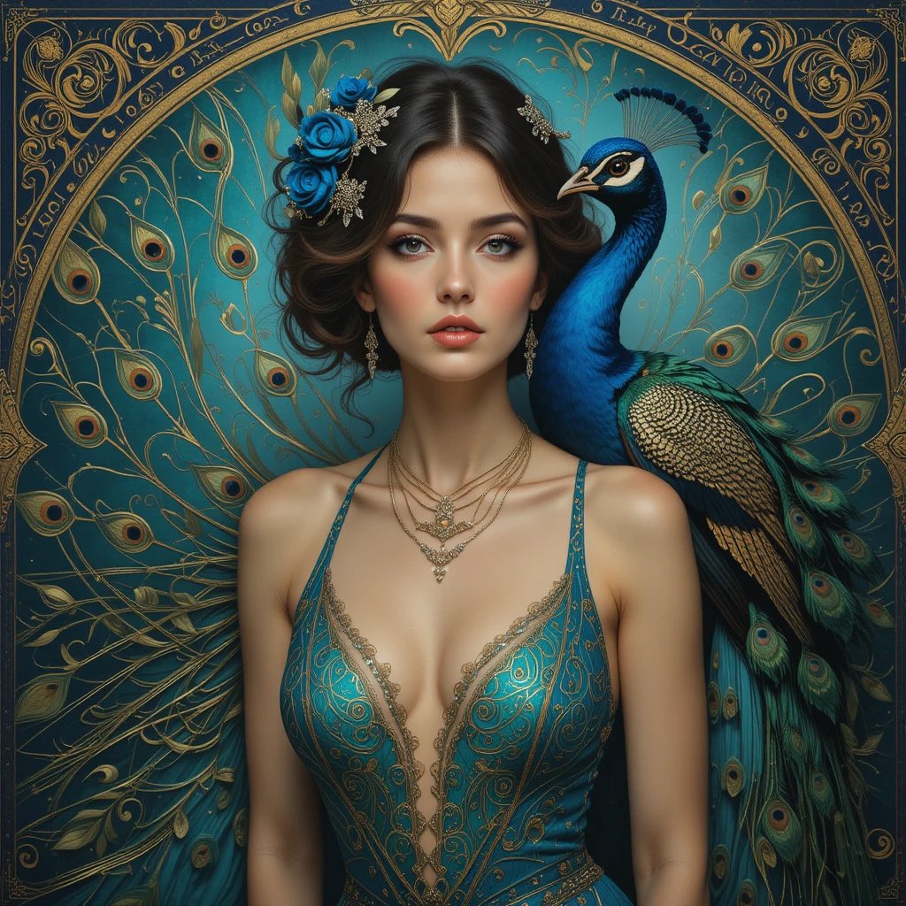 QT with your Blue Art 🦚