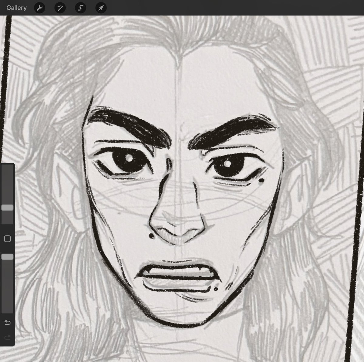 chaiveins's tweet image. i draw her and start twirling my hair, kicking my feet, and giggling
