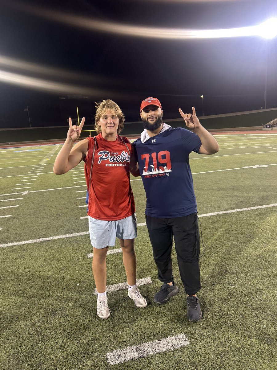 Cash Wheeler (@cashwheeler26) on Twitter photo Thank you <a href="/CSUPFootball/">CSU Pueblo Football</a> <a href="/CoachBehbahani/">Neema Behbahani</a> and <a href="/CoachFaske/">Caid Faske</a> for having me at camp and for working with me. I was able to get a ton of good reps in and am thankful for the opportunity.
<a href="/Perryton_HC/">Joshua Hernandez</a> <a href="/CoachWhiteDB1/">Coach White</a> <a href="/StevenLiles/">Steven Liles</a> <a href="/RandallSweet5/">Randall Sweet</a> <a href="/KaleSteed/">Kale Steed</a> Thank you <a href="/CSUPFootball/">CSU Pueblo Football</a> <a href="/CoachBehbahani/">Neema Behbahani</a> and <a href="/CoachFaske/">Caid Faske</a> for having me at camp and for working with me. I was able to get a ton of good reps in and am thankful for the opportunity.
<a href="/Perryton_HC/">Joshua Hernandez</a> <a href="/CoachWhiteDB1/">Coach White</a> <a href="/StevenLiles/">Steven Liles</a> <a href="/RandallSweet5/">Randall Sweet</a> <a href="/KaleSteed/">Kale Steed</a>