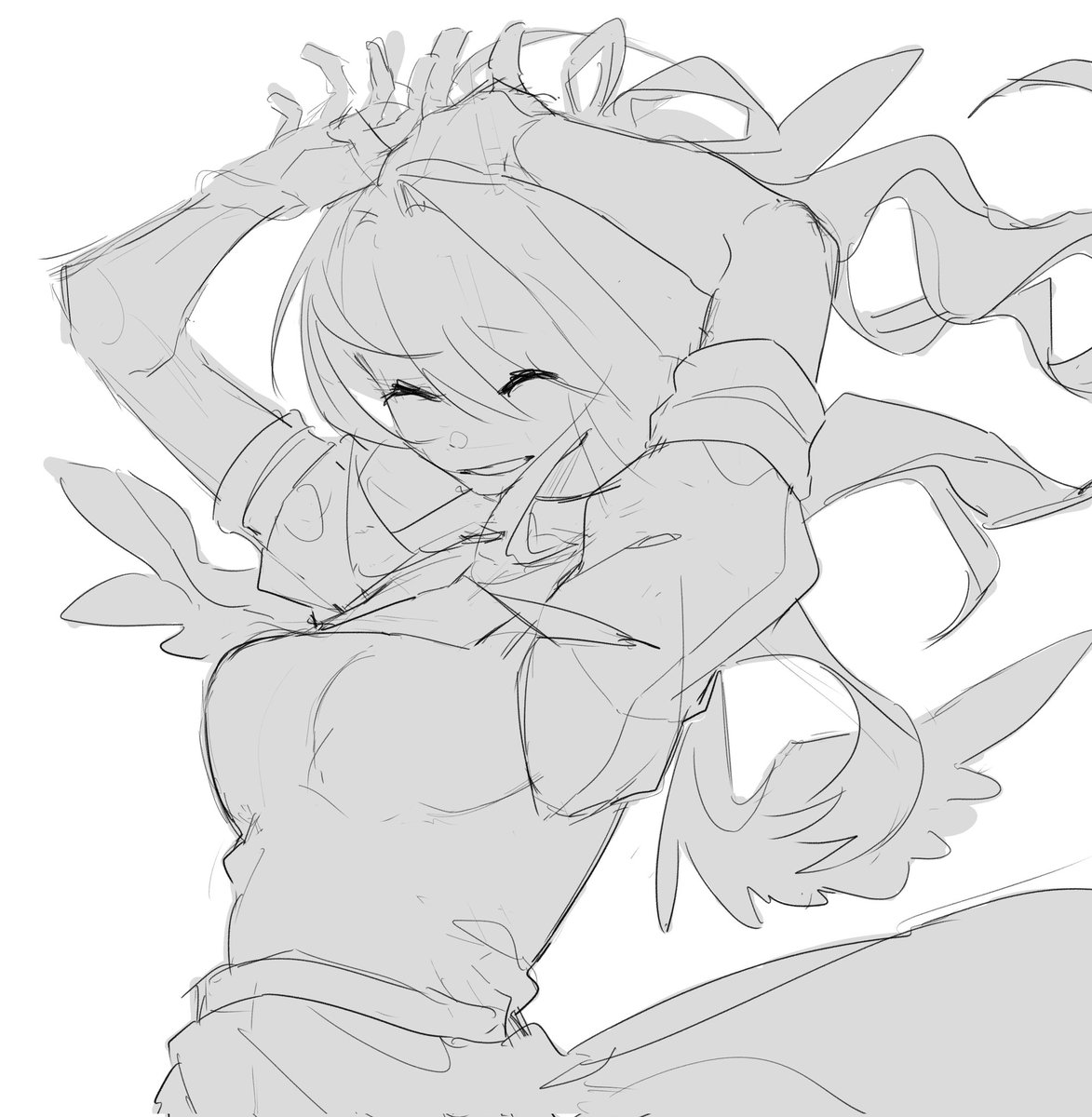 Rai_eaka's tweet image. とりあえず構図