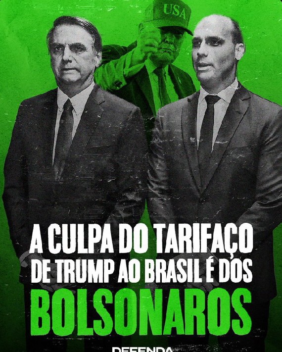 O BRASIL É  SOBERANO.
BOLSONAROS NA CADEIA.