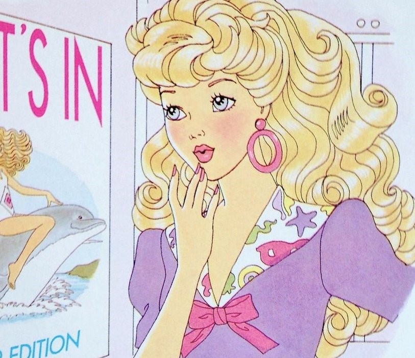 early 90's barbie illustrations 🎀