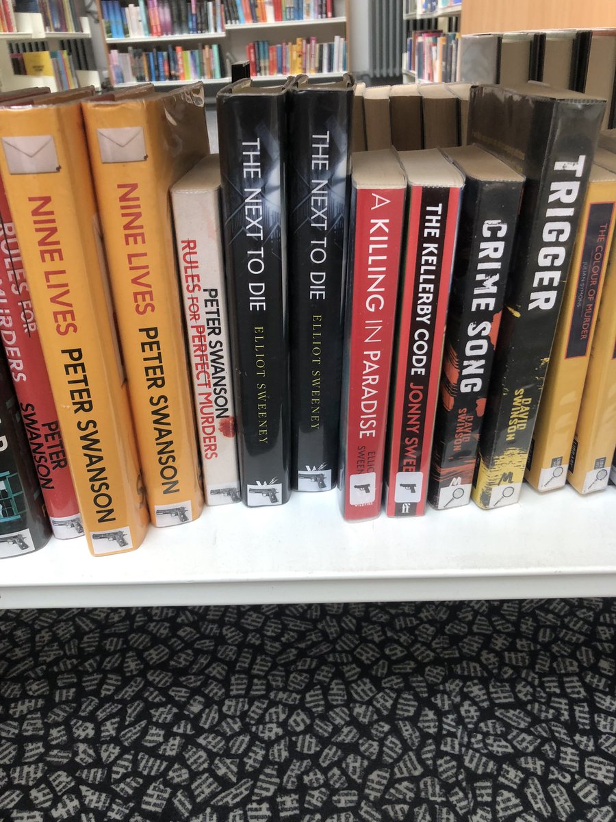elliotfsweeney's tweet image. I spent a lot of my childhood reading in my local library and so seeing not one, not two, but three copies of my fiction in a library yesterday was a happy surprise.
#lancashirelibrary #crimefiction