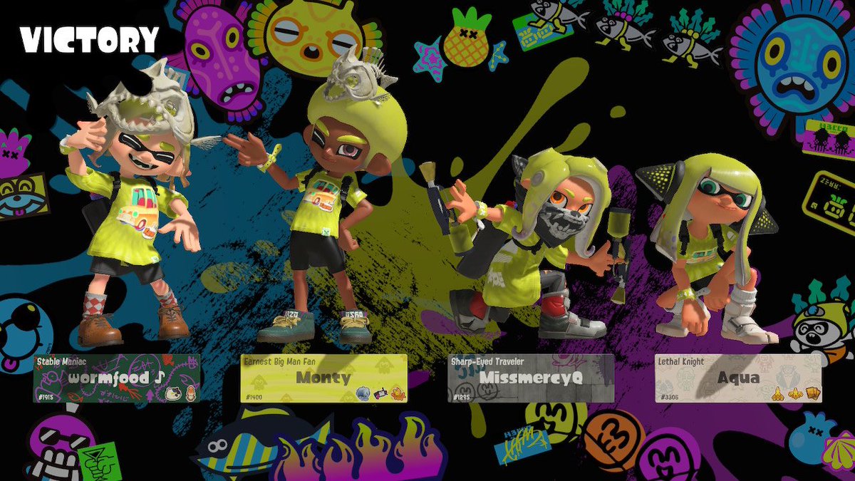LemmyFan123's tweet photo. I’ve finally won another 10x battle. (Plus my teammate secured the Ultra Signal.) That’s it for me, I am done.

#TeamLand #SummerNights #Splatfest #Splatoon3 #NintendoSwitch https://t.co/bRjvGhMF2k