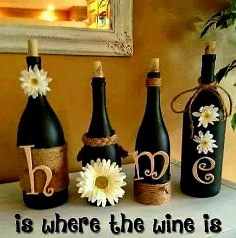 Schöne Idee zum dekorieren 👍🍇🍷👍 #wine #winelover #winelovers