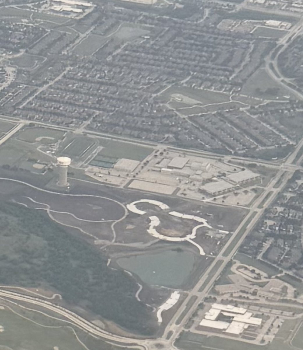 👀 Lone Star HS from the plane! #FAMILY