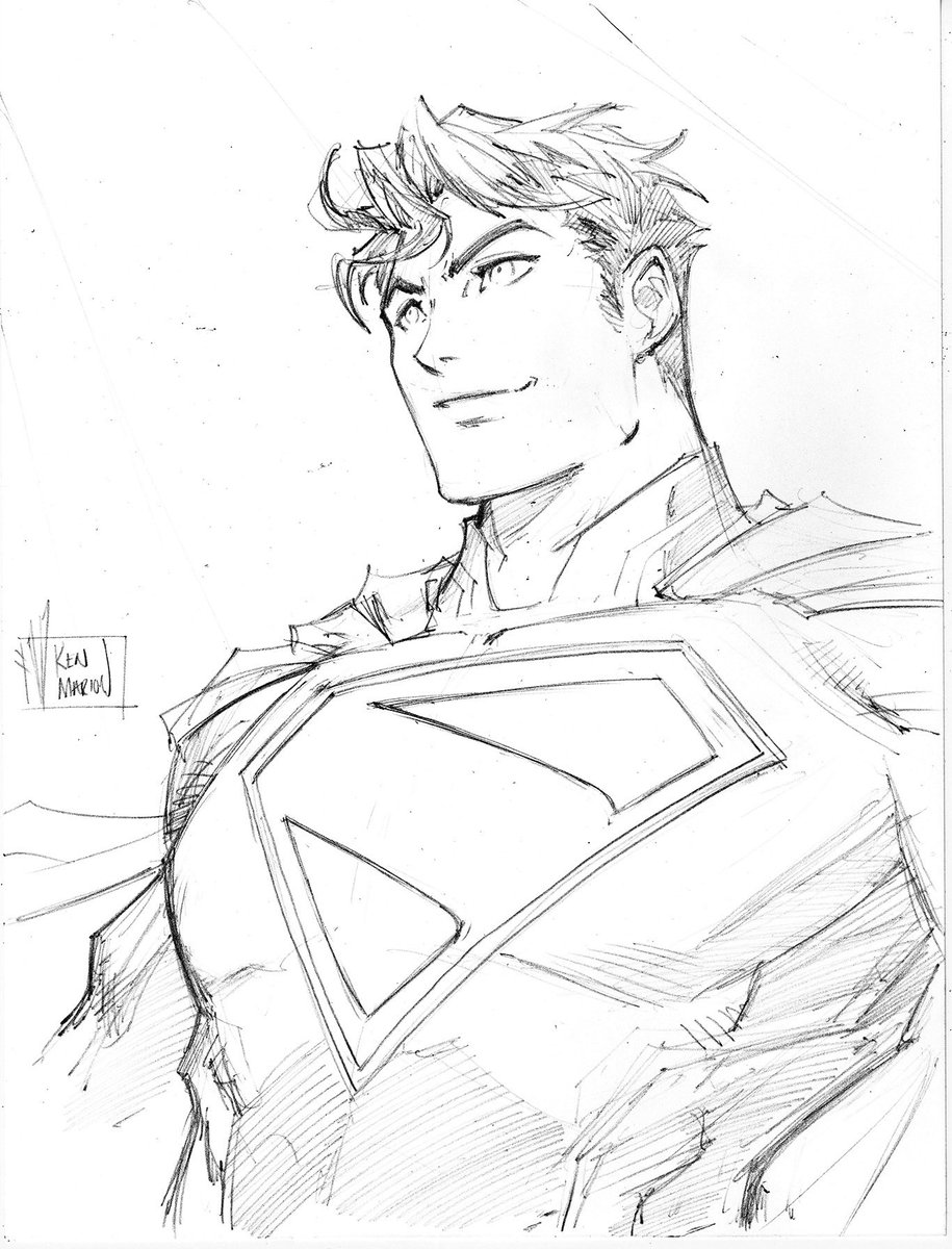 VKMarion's tweet image. I finally saw SUPERMAN and I absolutely loved it! James Gunn’s kinetic, relatable, altruistic, punk rock version of the character is the closest depiction yet to how I have always envisioned the man of steel in my imagination when I draw him. I love how they managed to show the…