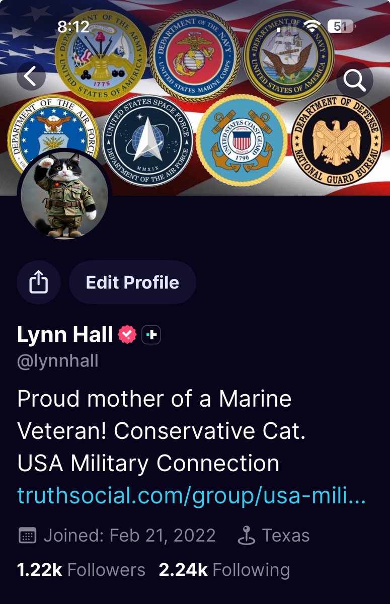 Are you on Truth Social?  Follow me there as well.  If you are a veteran or active duty member of military (including national and state guard) we would love for you to join and help us grow our community there as well.  We are on a mission!