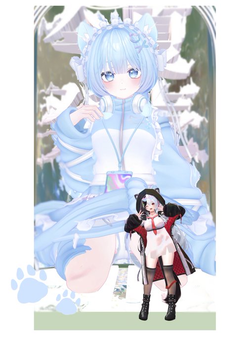 見てみてーっ!

Vketにてぷまちゃん発見〜!📸 
彼方くんの次に3Dデザインした子だよ! 

実際に見ると更にかわいかった💗🥲✨ 