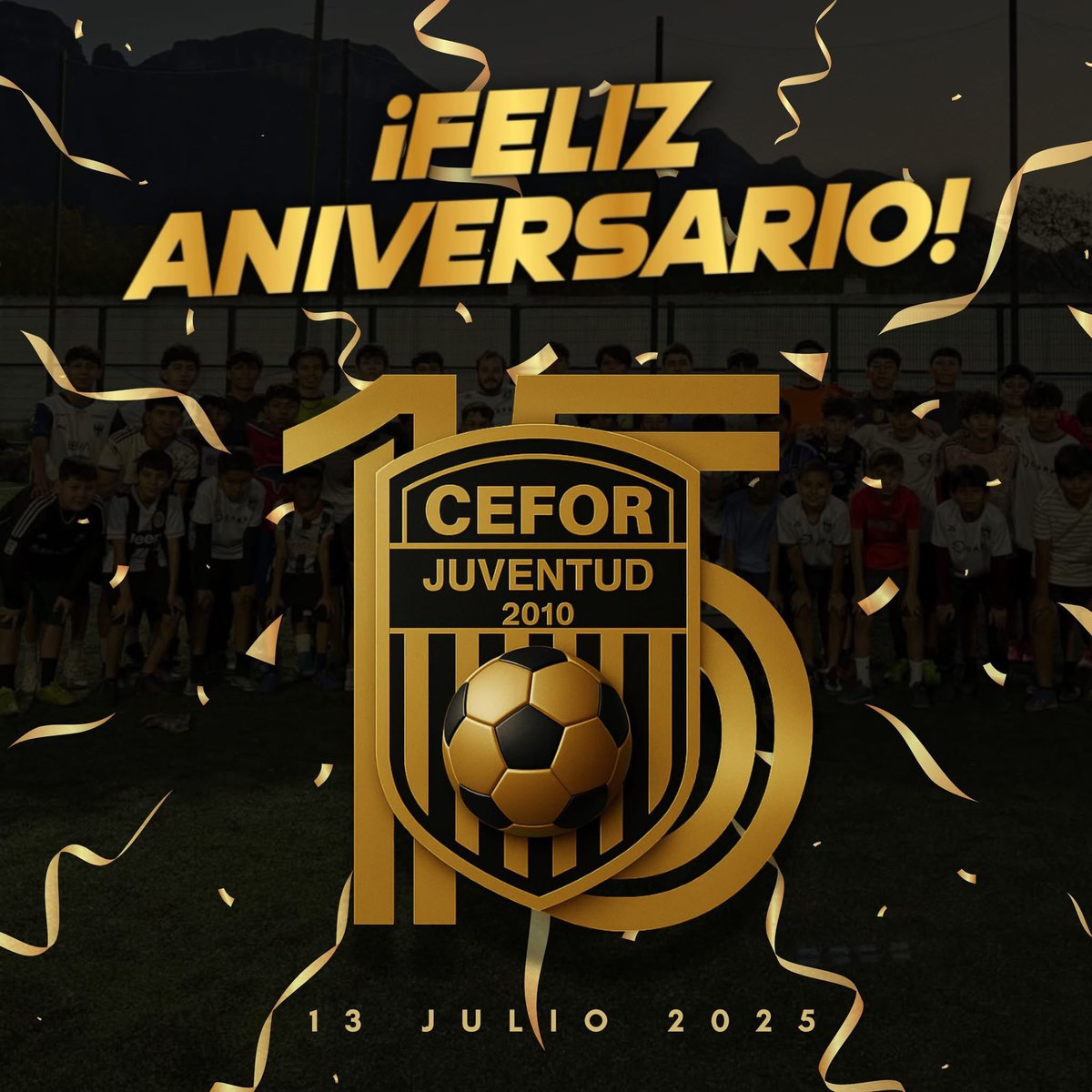 jfrmty's tweet photo. XV años trabajando con niños y jóvenes regiomontanos, desarrollando talento e inculcando valores @LaFuerzaRayada @laporradelanena @CavoRayado @VerdirameSergio @santiago4kd https://t.co/8FLZiEyRbu