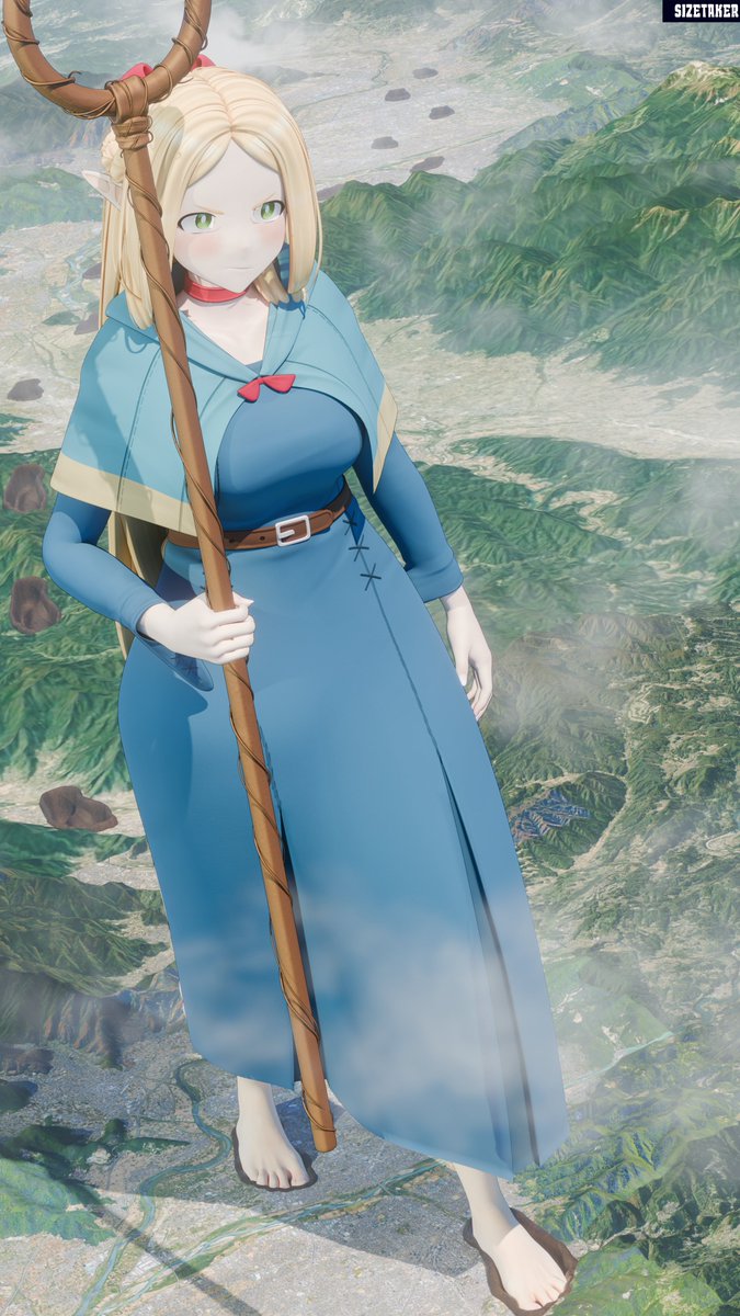 Marcille | Dungeon Meshi
Render for Anon
#giantess #巨大娘