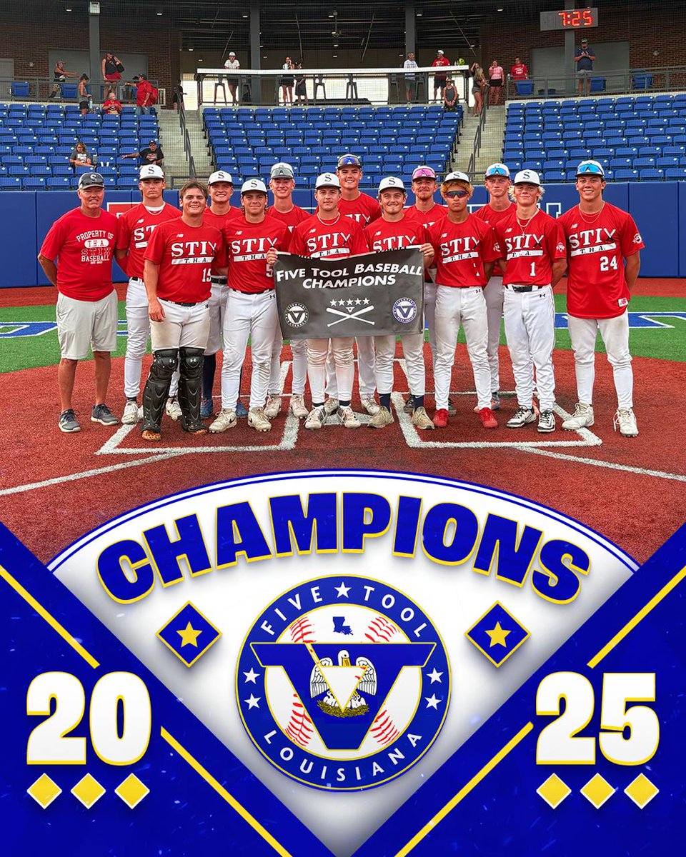 ⚜️Five Tool Louisiana⚜️ (@fivetoolla) on Twitter photo 🏆Champions🏆
Congrats to the <a href="/ThaStix/">THA STIX Baseball</a> 18U Thomas on winning the 17/18U Division of the <a href="/FiveTool/">Five Tool Baseball</a> LA Tech Classic!
#WatchEm 🏆Champions🏆
Congrats to the <a href="/ThaStix/">THA STIX Baseball</a> 18U Thomas on winning the 17/18U Division of the <a href="/FiveTool/">Five Tool Baseball</a> LA Tech Classic!
#WatchEm
