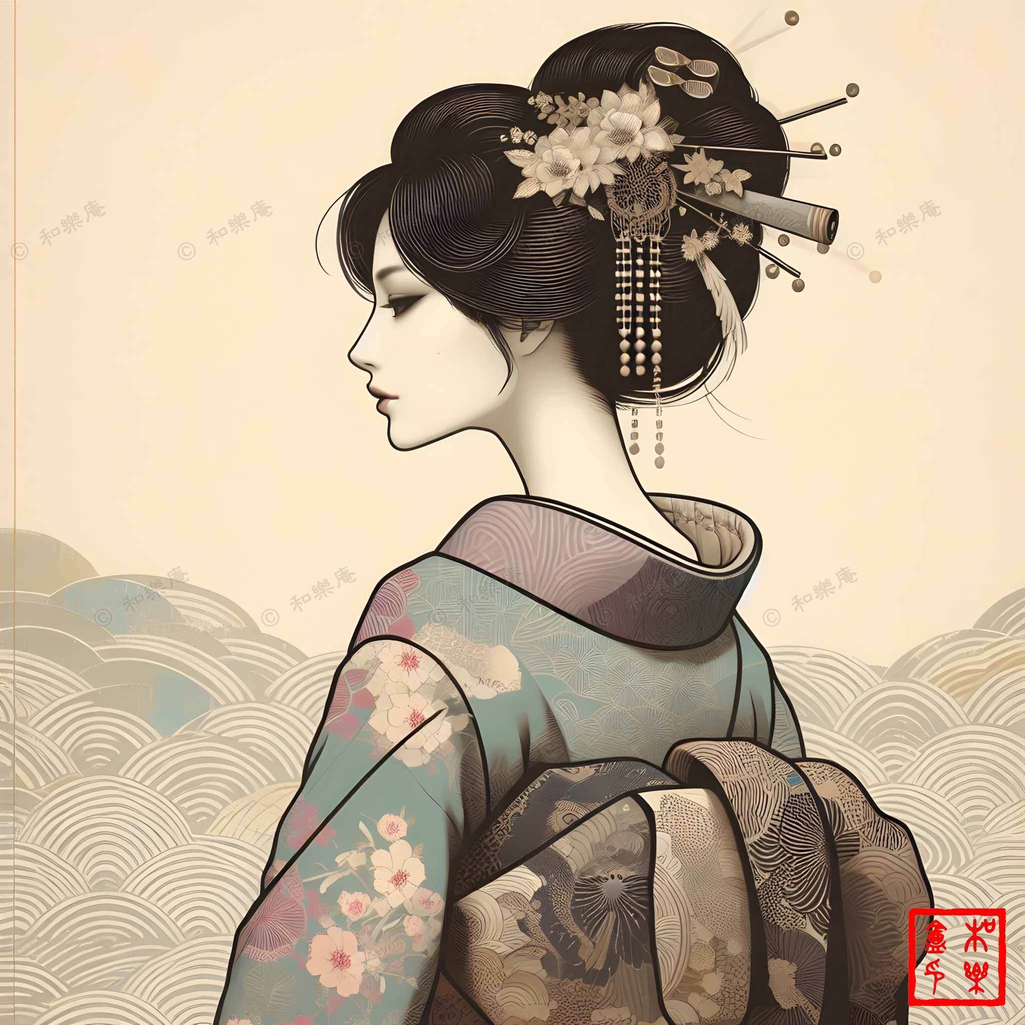 ❇️オリジナル作品KIMONO EMOTIONALS ドラマチックアート【姉妹】 ❇️オリジナル作品KIMONO EMOTIONALS ドラマチックアート【姉妹