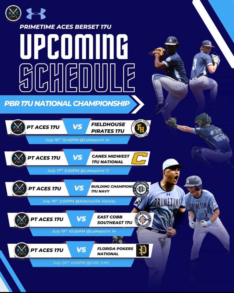 CooperOvalle14's tweet image. My upcoming schedule for the PBR national championship @PrimeTimeBSBL