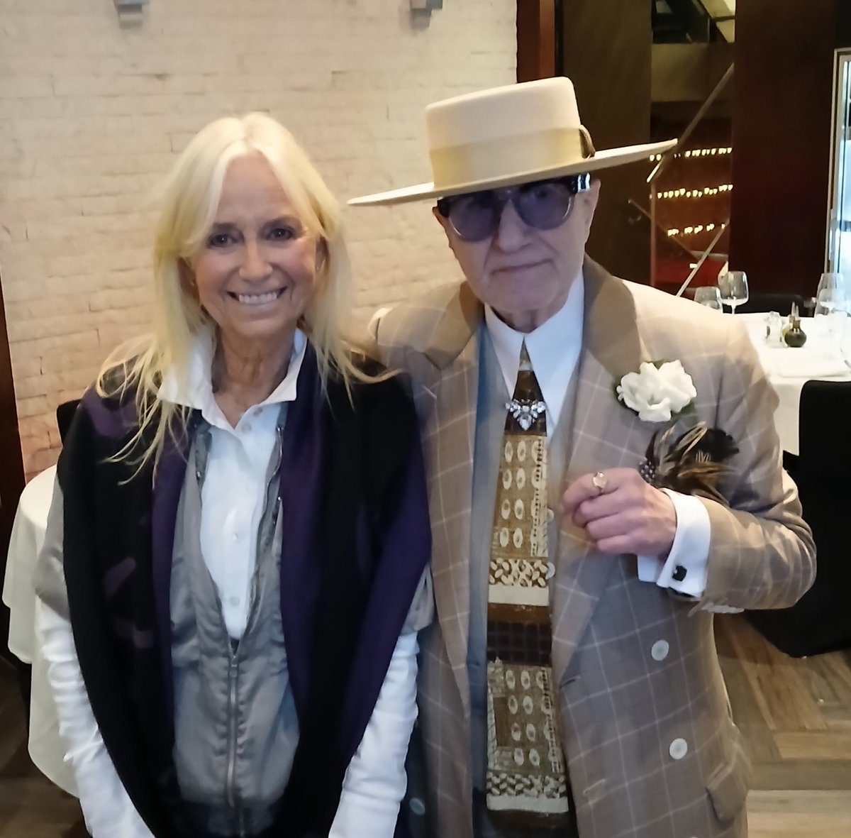 Two George's in <a href="/LittleItalySoho/">LITTLE ITALY SOHO</a> me and Susan 🥰