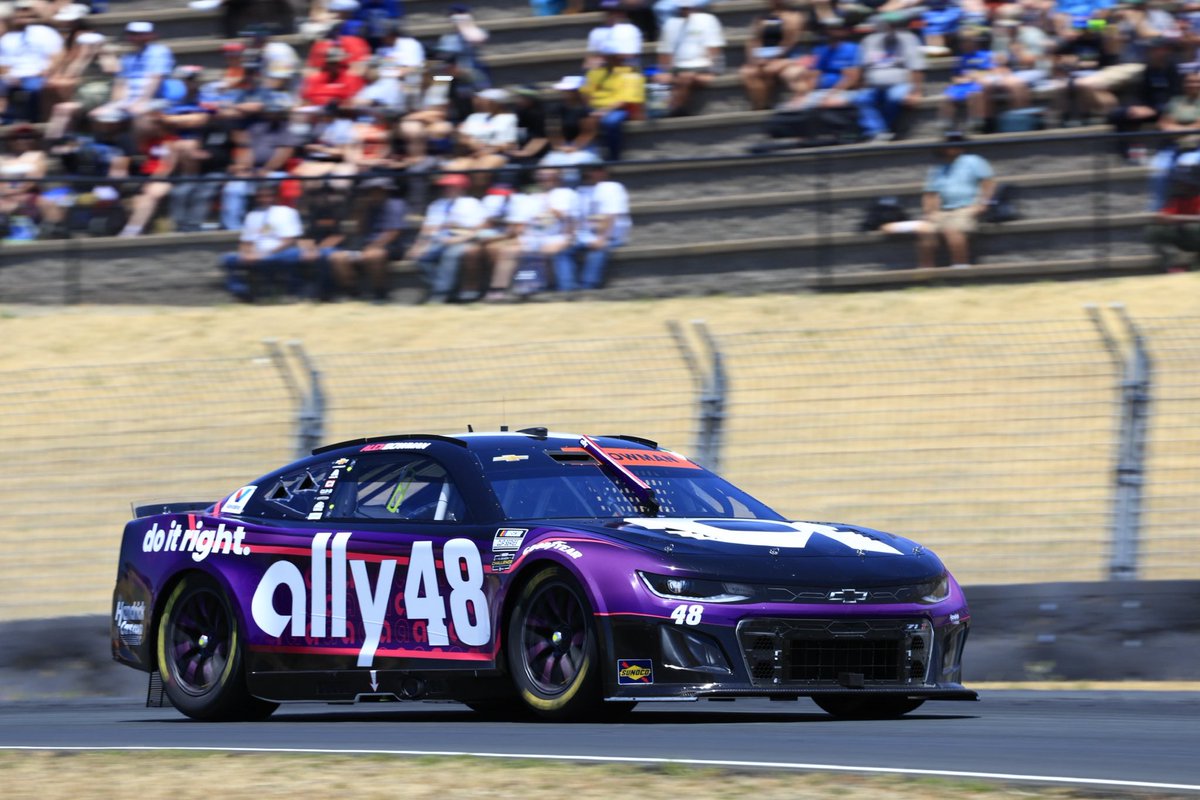 .<a href="/Alex_Bowman/">Alex Bowman</a> and the #Ally48 finish P19 at <a href="/RaceSonoma/">Sonoma Raceway</a>. #NASCAR
