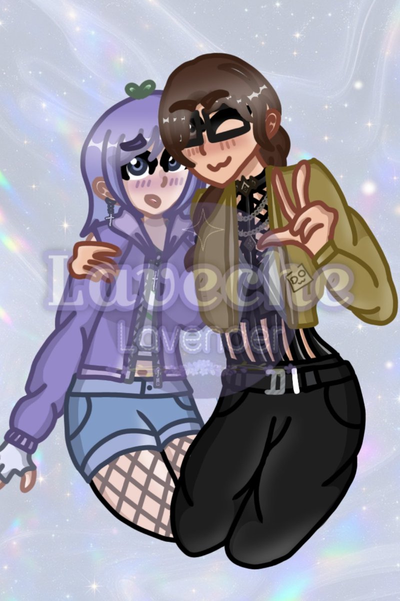 Finally finished it! fanart of me and my gf's ocs!! <3
#lav3zieart #girlfriends