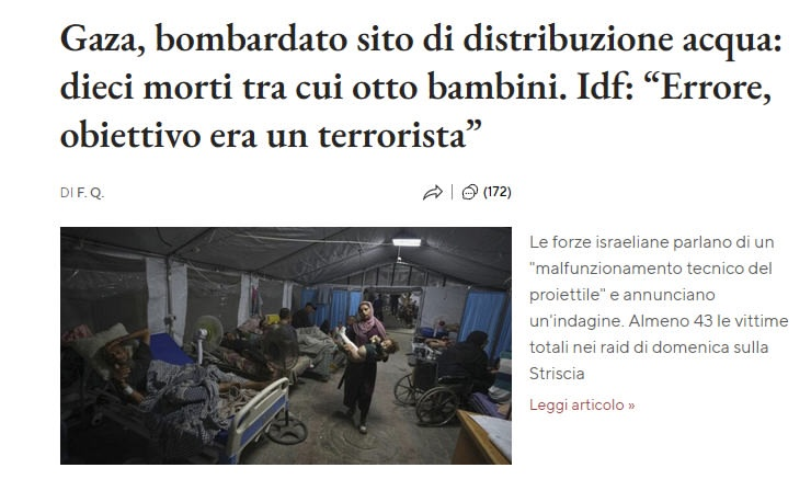 Sempre lo stesso copione per giustificare la loro criminalità, sempre mentono, ce l'hanno nel DNA
maledetti