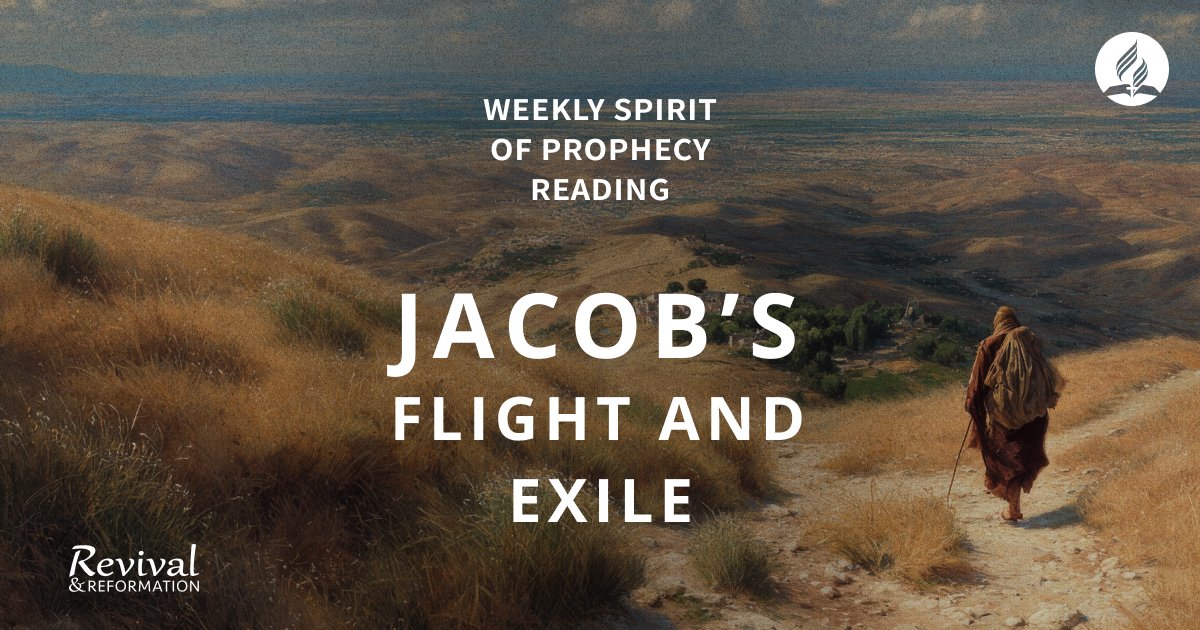 Threatened with death by the wrath of Esau, Jacob went out from his father’s home a fugitive; but he carried with him the father’s blessing; Isaac had renewed to him the covenant promise, and had bidden him, as its inheritor, to seek a wife of his mother’s family in Mesopotamia.