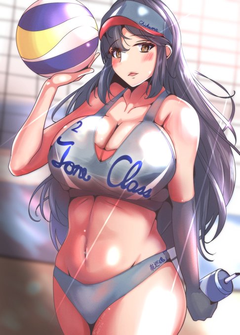 艦娘対抗ビーチバレー筑摩 