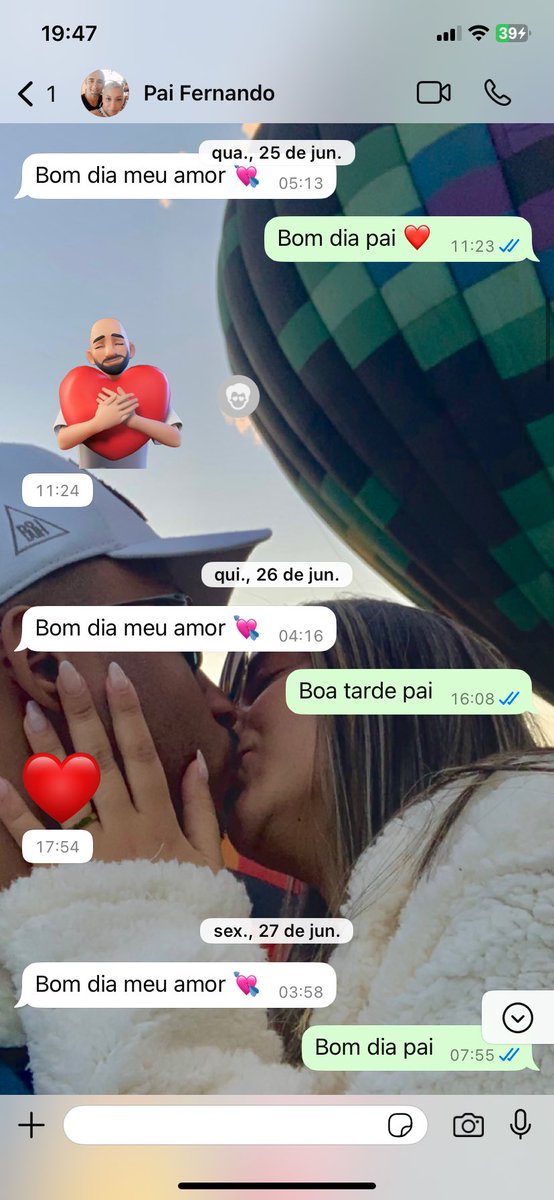 fesbarc's tweet photo. Só me comunico assim com meu pai https://t.co/z2lwtKeeb9