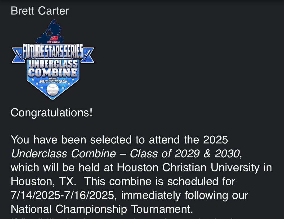 Brettc2029 (@brettc2029) on Twitter photo Extremely grateful for the invite to the Future Stars Series 2025 Underclass Combine! Very excited for the opportunity and canโt wait to get started! <a href="/ECGrays/">East Coast Grays</a> <a href="/ECGraysjr/">East Coast Grays Jr. National</a> <a href="/MidwayBsball/">Midway Baseball</a> <a href="/ftrstarsseries/">New Balance ๐๐๐๐๐ฟ๐ฒ ๐ฆ๐๐ฎ๐ฟ๐ ๐ฆ๐ฒ๐ฟ๐ถ๐ฒ๐</a> <a href="/fss_scouting/">Future Stars Series Scouting</a> Extremely grateful for the invite to the Future Stars Series 2025 Underclass Combine! Very excited for the opportunity and canโt wait to get started! <a href="/ECGrays/">East Coast Grays</a> <a href="/ECGraysjr/">East Coast Grays Jr. National</a> <a href="/MidwayBsball/">Midway Baseball</a> <a href="/ftrstarsseries/">New Balance ๐๐๐๐๐ฟ๐ฒ ๐ฆ๐๐ฎ๐ฟ๐ ๐ฆ๐ฒ๐ฟ๐ถ๐ฒ๐</a> <a href="/fss_scouting/">Future Stars Series Scouting</a>