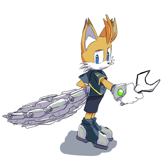 Firepowur's tweet image. Nine 
#sonicfanart #SonicTheHedgehog #sonicprime #TailsNine
