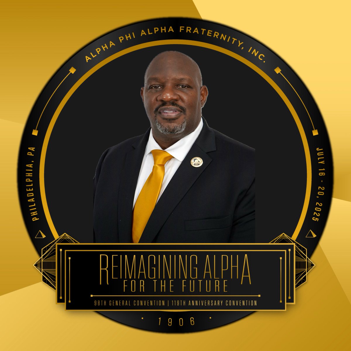 Stepping into history and brotherhood 🤙🏾 I’m excited and honored to attend my first General Convention as a proud member of Alpha Phi Alpha Fraternity, Inc. in Philadelphia the City of Brotherly Love! 
#OnwardAndUpward #OML #AlphaPhiAlpha1906 #PhirstPham