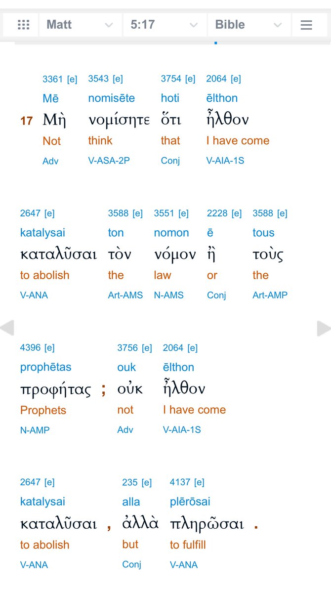 God2Evolution's tweet image. “Fulfill” appears to be the straight translation. Attached from Greek,

But, the point we can see here is that the law was inadequate until Christ entered the scene.

Following which He stated,
“A new commandment  I give to you- love one another, as I have loved you ”
- John…