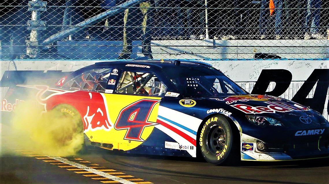 Red Bull’s last Cup Series win until now. 

SVG takes the Red Bull primary to victory lane at Sonoma for his 3rd win of the season, securing a very high playoff position.