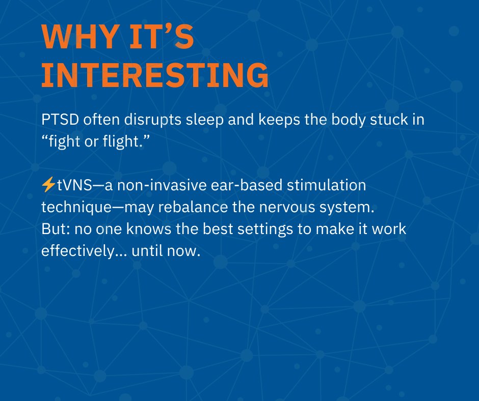 FixelInstitute's tweet image. Can a gentle ear zap improve sleep for veterans with PTSD? 🧠💤
Dr. Michael Jaffee and collaborators put it to the test—click the link to learn more: pubmed.ncbi.nlm.nih.gov/40489292/