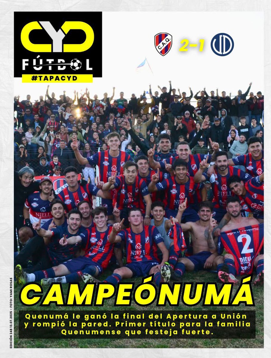 📰 #TapaCyD 

🔵🔴 "Campeónumá"