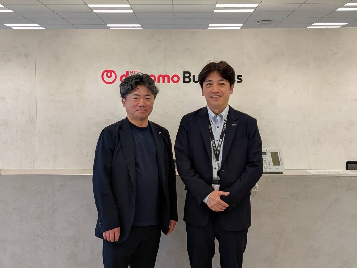 先週末、SUN DXのメンバーと共に、NTTドコモビジネス 本高様（常務執行役員）と打ち合わせを行いました。延岡学園「情報テックリート科」開設に向けた「AI  TECH CAMP」には多くの企業様にご参画頂いております。情報テックリート科も様々な連携が進んでおります。 https ...